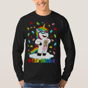 Autismus Unicorn Puzzles Autismus Awareness Autist T-Shirt
