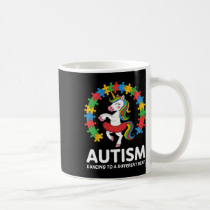 Autismus Unicorn tanzen Anderes Beat-Bewusstsein g Kaffeetasse