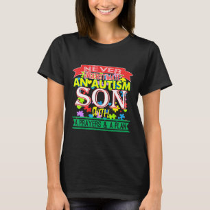 Autismus - Unterschätze Autismus-Sohn mit Gebet ni T-Shirt