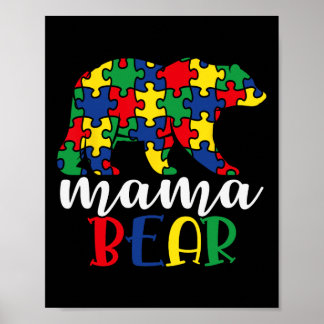 Autismus Unterstützung Lehrerin Frauen Kinder Auti Poster