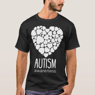 Autismus-Unterstützung mit puzzle Herz Liebe Autis T-Shirt