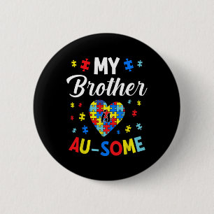 Autismus Unterstützung und Bewusstsein Mein autist Button