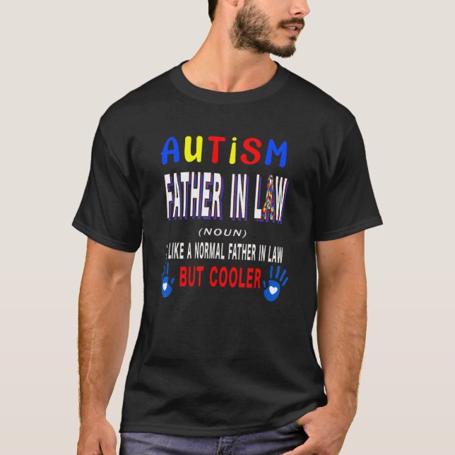 Autismus Vater im Recht Definition Cooler Autismus T-Shirt (Vorderseite)