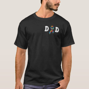 Autismus-Vater-Puzzleteil-Band Autismus-Bewusstsei T-Shirt