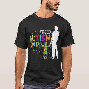 Autismus-Vater und Sohn Stolz Autismus-Vater Puzzl T-Shirt