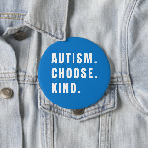 Autismus wählen Art Button modern