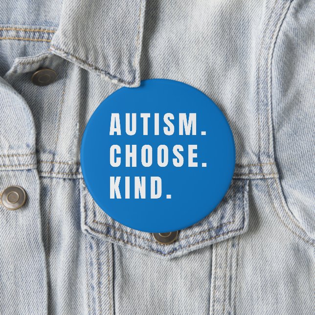 Autismus wählen Art Button modern (Beispiel)