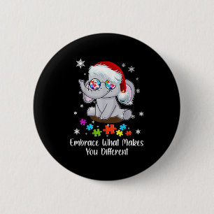 Autismus Weihnachten verkörpert das, was Sie ander Button