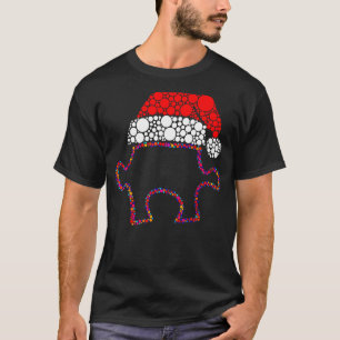 Autismus Weihnachts Hat Puzzle Piece ASD Aw T-Shirt