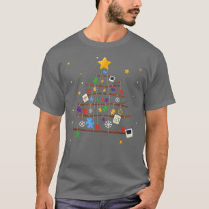 Autismus Weihnachtsbaum Puzzle Stücke Aufklärung T T-Shirt