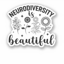 Autismus-Wildblume, ADHS, Sonderschullehrer Aufkleber