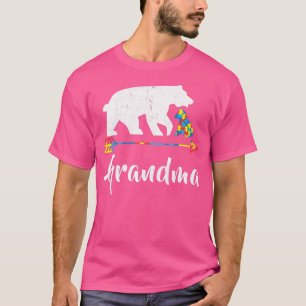 Autismus: Womens Oma Bear Awareness Proud T-Shirt