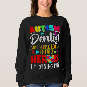 Autismus Zahnärzte einige Leute schauen auf ihre H Sweatshirt