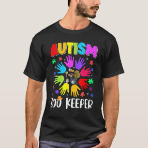 Autismus-Zoo-Aufseher-Puzzle Autismus-Bewusstsein T-Shirt