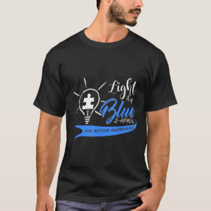 Autismus - Zünde es Blau Autismus Lustiger Autismu T-Shirt