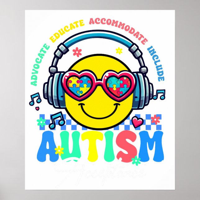 Autismusakzeptanz (2 poster (Vorne)