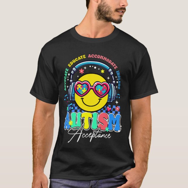 Autismusakzeptanz (2 T-Shirt (Vorderseite)