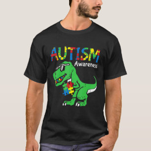Autismusbewusstsein Dino Autistischer Kleinkind Ju T-Shirt