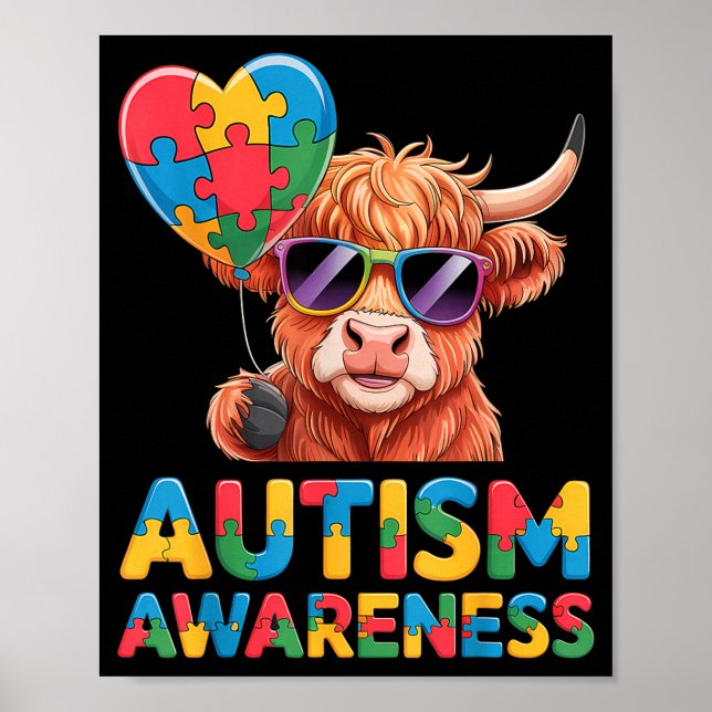 Autismusbewusstsein  poster (Vorne)