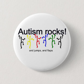 Autismusfelsen! Button