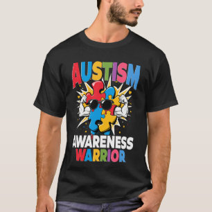 Autist Autismus-Bewusstseins-Krieger T-Shirt