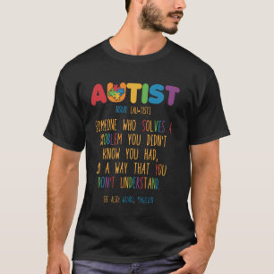 Autist Lustig Autismusrisiko-Monat Puzzle Autisti T-Shirt