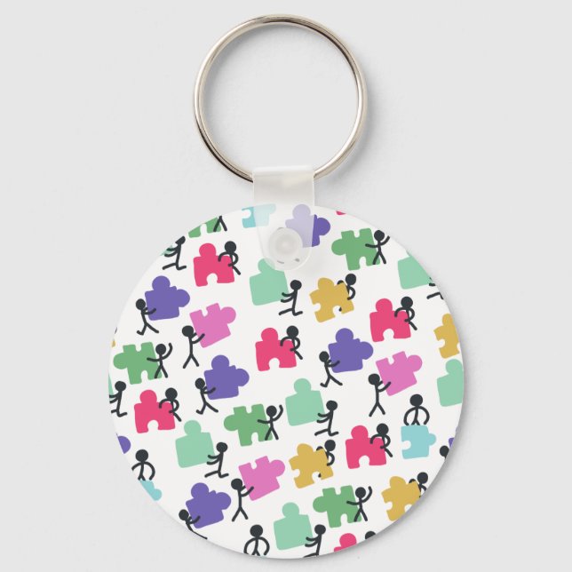 Autisten Schlüsselanhänger (Vorderseite)