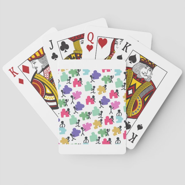 Autisten Spielkarten (Rückseite)
