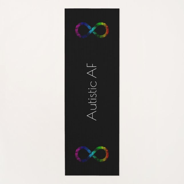 Autistic AF Yoga Mat Yogamatte (Vorderseite)
