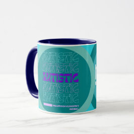 Autistic Aquamarin Coffee Tasse
