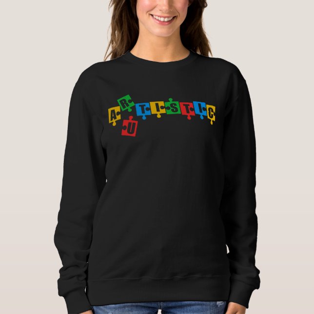 Autistic Artistic Autism Awareness Autistic Boys G Sweatshirt (Vorderseite)