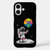 Autistic Astronaut Balloon Space Autiseness Awaren