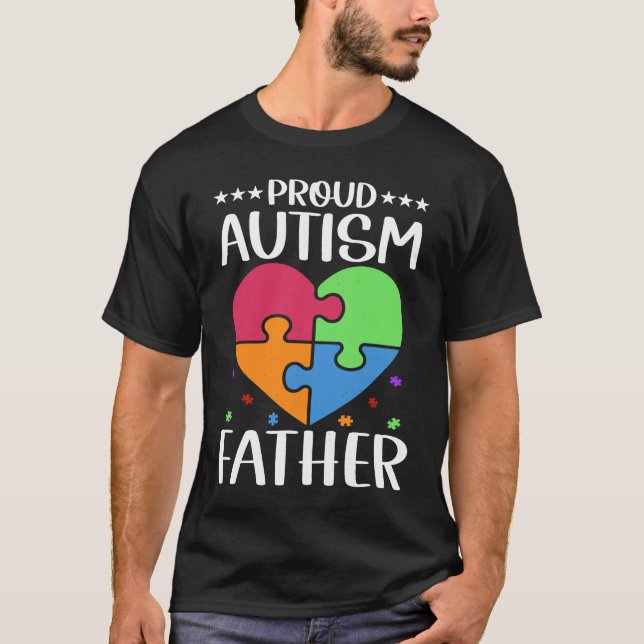 Autistic Autism Awareness Month Cute Proud Autism  T-Shirt (Vorderseite)