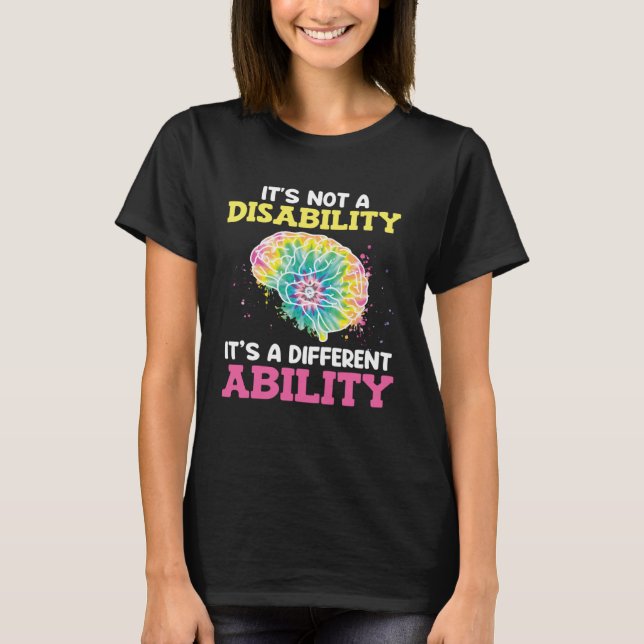 Autistic Awareness Its not a disability Autism  1 T-Shirt (Vorderseite)