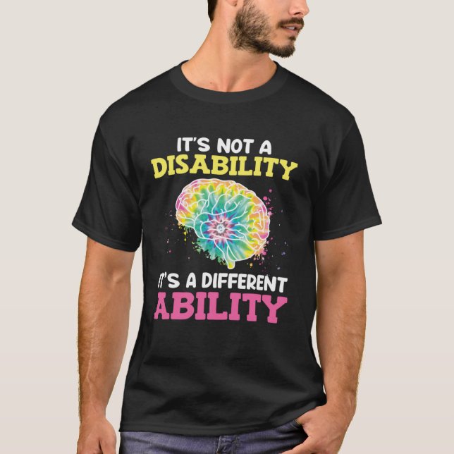 Autistic Awareness Its not a disability Autism  1 T-Shirt (Vorderseite)