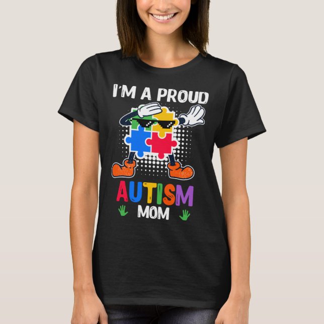 Autistic children diversity for mom Autism T-Shirt (Vorderseite)