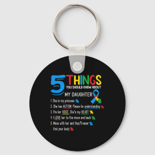 Autistic Daughter Autismus Awareness Support Mama Schlüsselanhänger