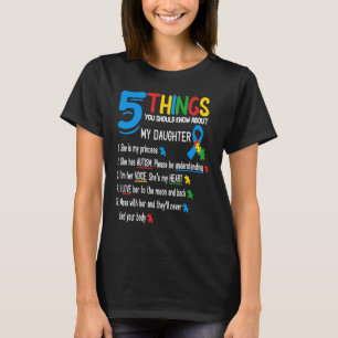 Autistic Daughter Autismus Awareness Support Mama  T-Shirt