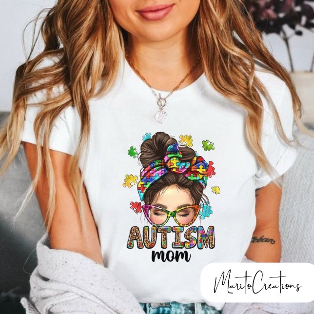 Autistic mum t-shirt, gifts for mum T-Shirt (Von Creator hochgeladen)