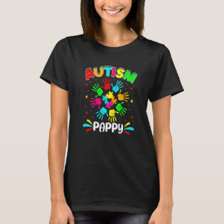 Autistic Pappy Puzzle Unterstützung Familie Autism T-Shirt