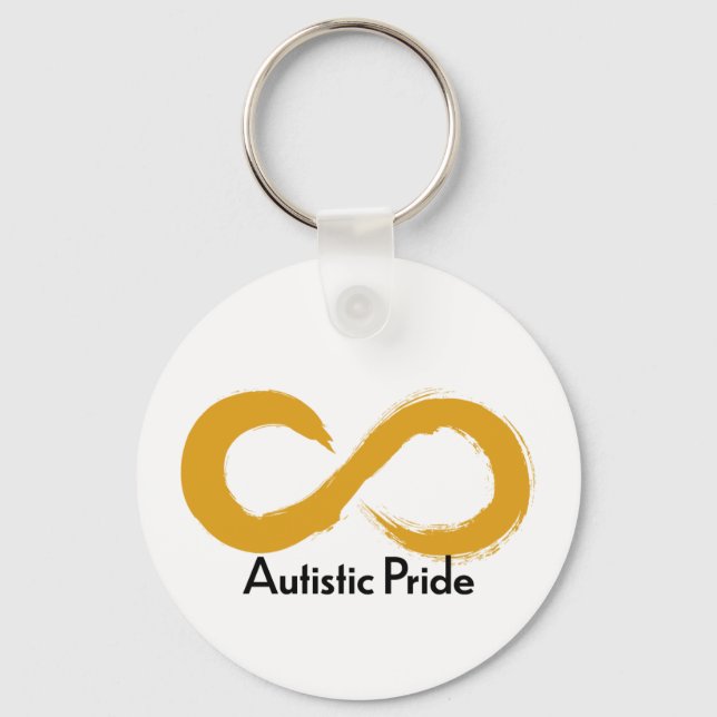 Autistic Pride Schlüsselanhänger (Vorderseite)