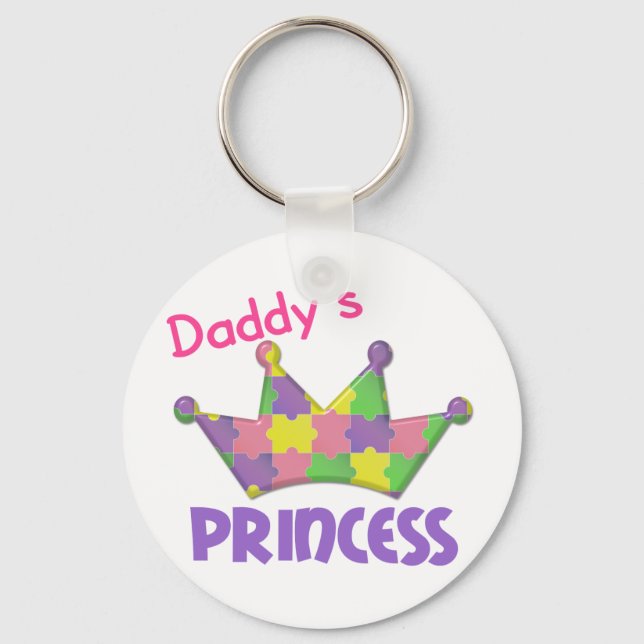 Autistic Princess 3 AUTISM Schlüsselanhänger (Vorderseite)