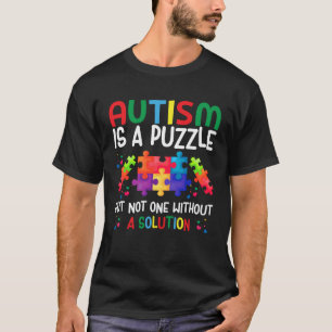 Autistisch Autismus ist ein Rätsel Autismus-Bewu T-Shirt