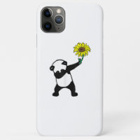autistisch | Dabbing Panda Bear Sonnenblume