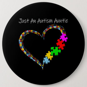 autistisch Nur eine Autismus Tante Button