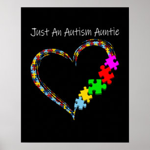 autistisch Nur eine Autismus Tante Poster