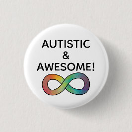 Autistisch & Phantastisch! Akzeptanz Neurodität Button