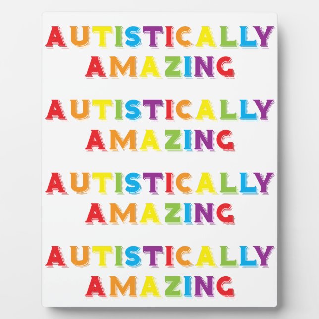 autistisch Phantastisch Fotoplatte (Vorderseite)