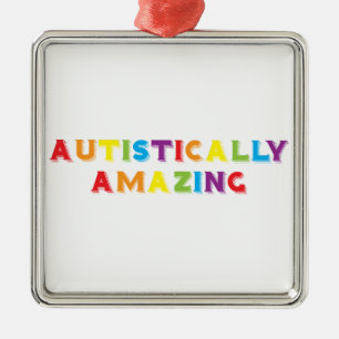 autistisch Phantastisch Silbernes Ornament