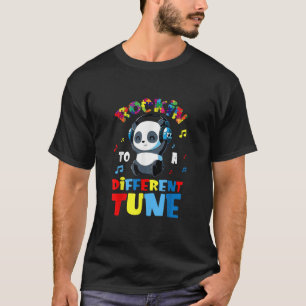autistisch   Rockin zu einem anderen Niedlichen Pa T-Shirt